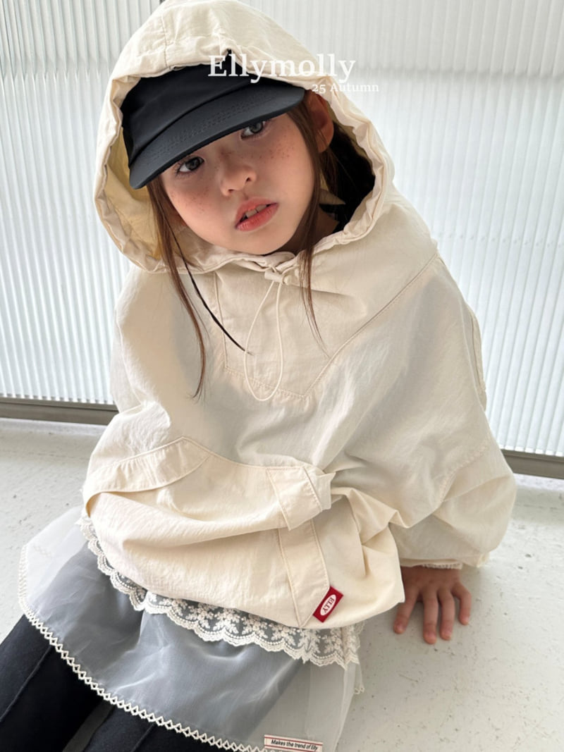 Ellymolly - Korean Children Fashion - #toddlerclothing - Scone Hood Jumper - 11