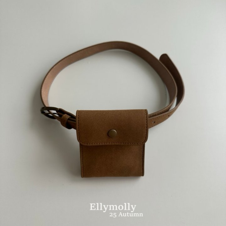 Ellymolly - Korean Children Fashion - #todddlerfashion - Suede Belt Set - 4