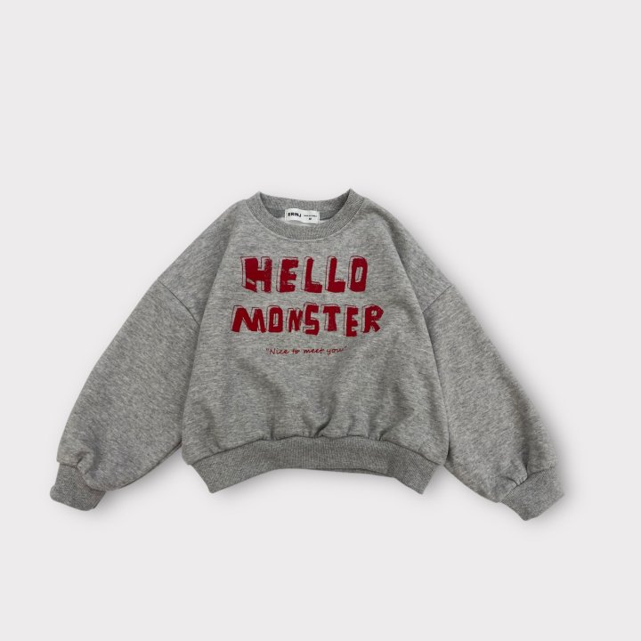 Erin J - Korean Children Fashion - #childofig - Monster Sweatshirt - 4