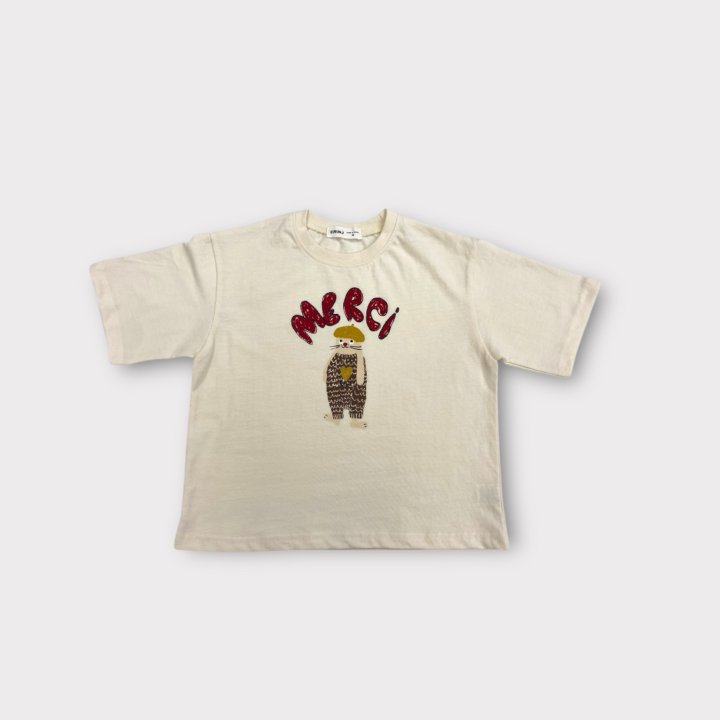 Erin J - Korean Children Fashion - #designkidswear - Merci Tee - 5