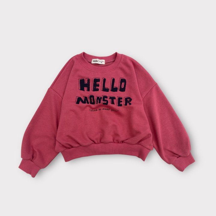 Erin J - Korean Children Fashion - #designkidswear - Monster Sweatshirt - 5