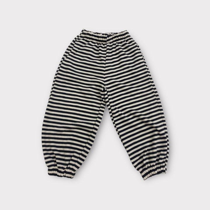 Erin J - Korean Children Fashion - #childrensboutique - Stripe Jogger Pants - 4