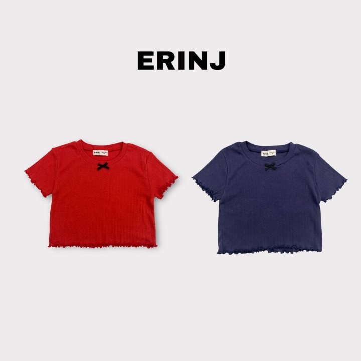 Erin J - Korean Children Fashion - #designkidswear - Eyelet Ribbed Tee - 3