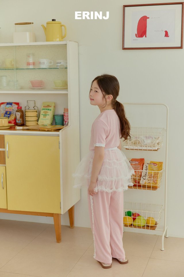 Erin J - Korean Children Fashion - #discoveringself - Lace Ribbed Tee - 11