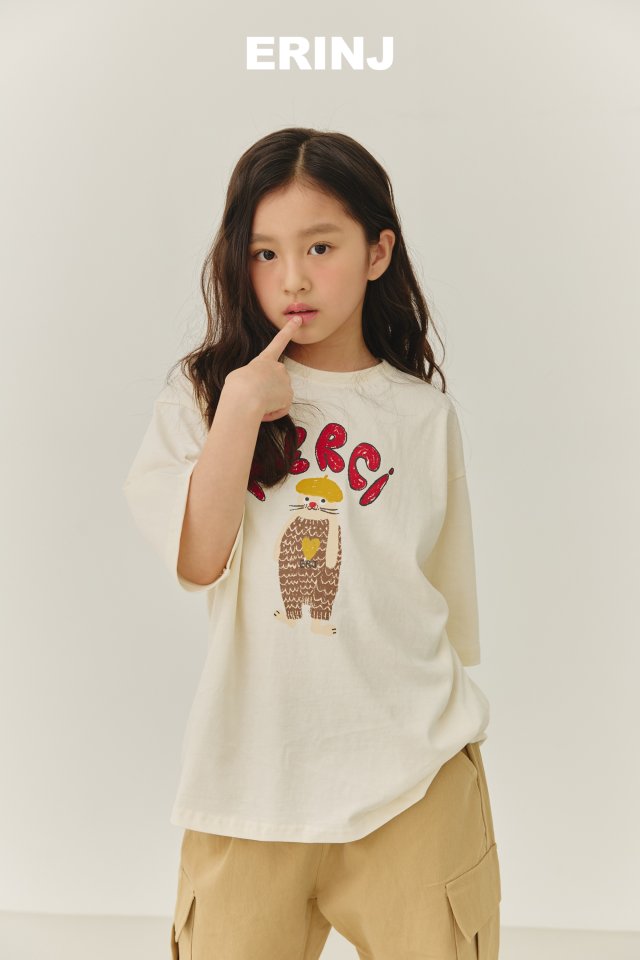 Erin J - Korean Children Fashion - #fashionkids - Merci Tee - 7