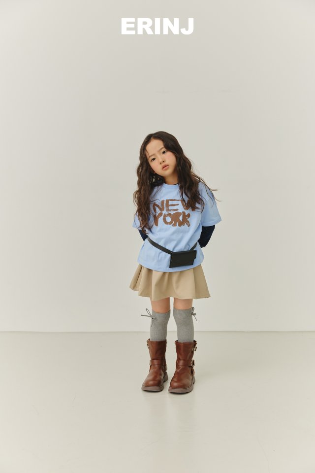 Erin J - Korean Children Fashion - #kidsshorts - New York Short Sleeve Tee - 11