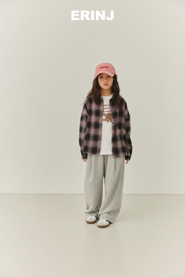 Erin J - Korean Children Fashion - #kidsshorts - Check Shirt