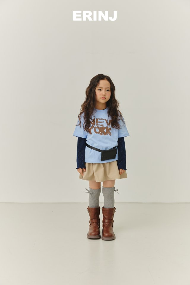 Erin J - Korean Children Fashion - #kidsstore - Dot Ribbed Tee - 11