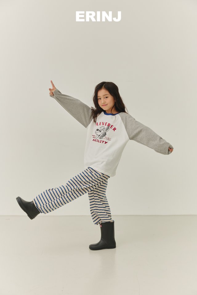Erin J - Korean Children Fashion - #kidsstore - Stripe Jogger Pants - 8