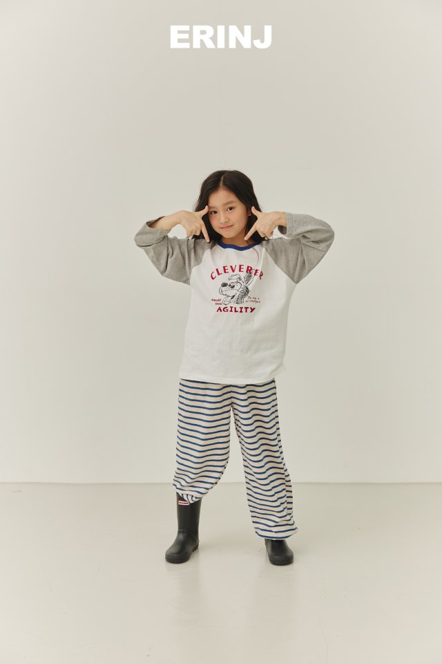 Erin J - Korean Children Fashion - #kidzfashiontrend - Stripe Jogger Pants - 9