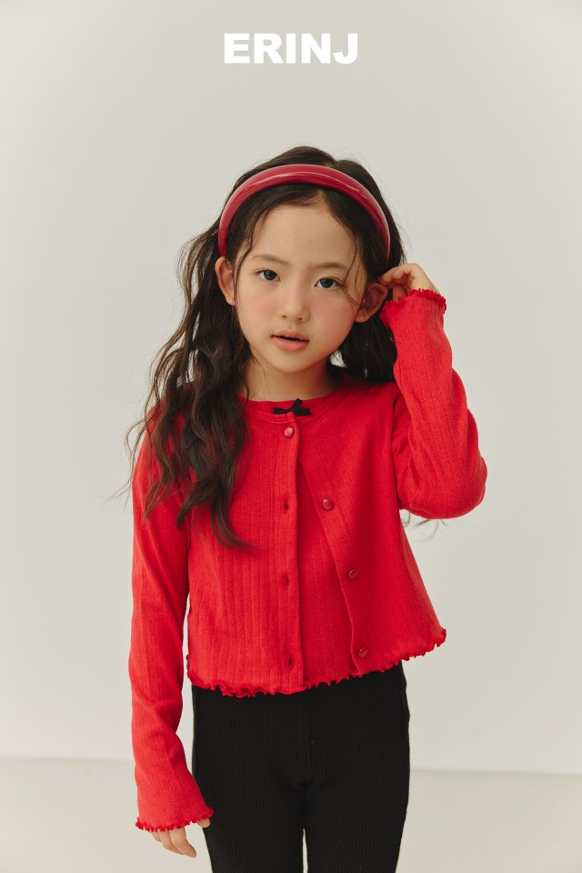 Erin J - Korean Children Fashion - #magicofchildhood - Eyelet Ribbed Tee - 11