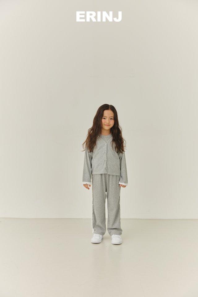 Erin J - Korean Children Fashion - #minifashionista - Lace Ribbed Cardigan - 11