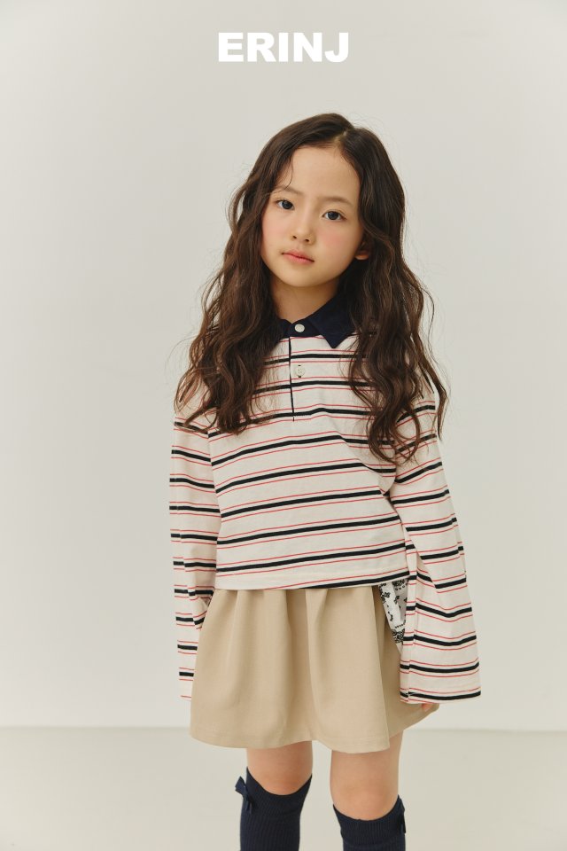 Erin J - Korean Children Fashion - #stylishchildhood - Crop Collar Tee