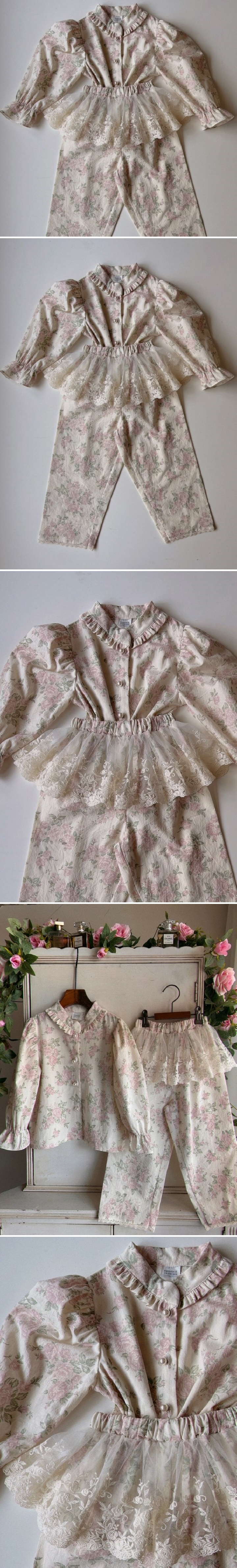 Eugenie Candies - Korean Children Fashion - #childrensboutique - Blooming Frill Set - 2
