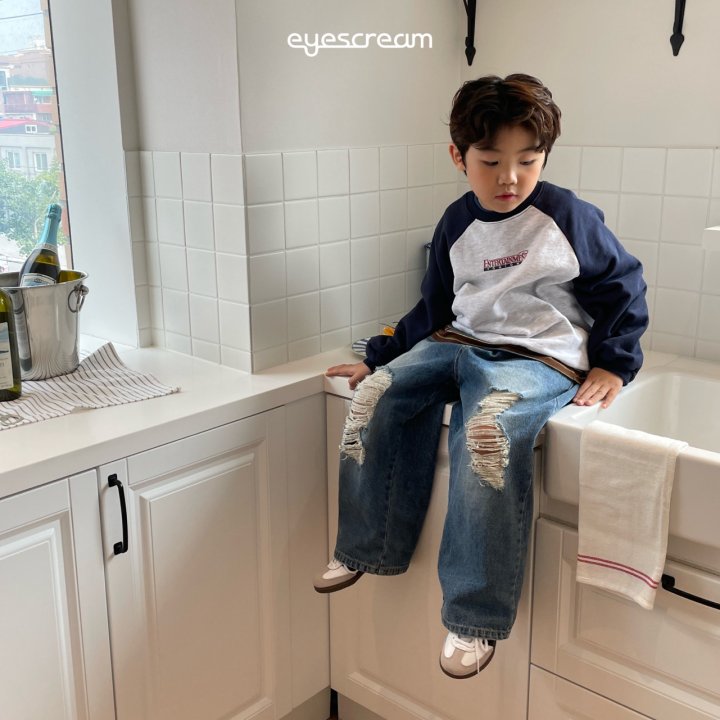 Eyescream - Korean Children Fashion - #kidzfashiontrend - Destroyed Denim Pants - 4