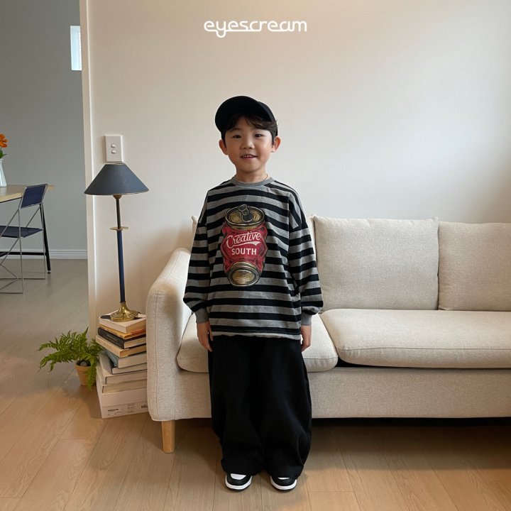 Eyescream - Korean Children Fashion - #Kfashion4kids - You Can Pig Stripe Tee - 7