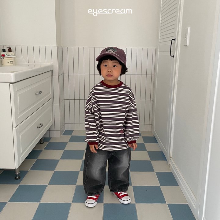 Eyescream - Korean Children Fashion - #childrensboutique - Brush Vintage Denim Pants - 6