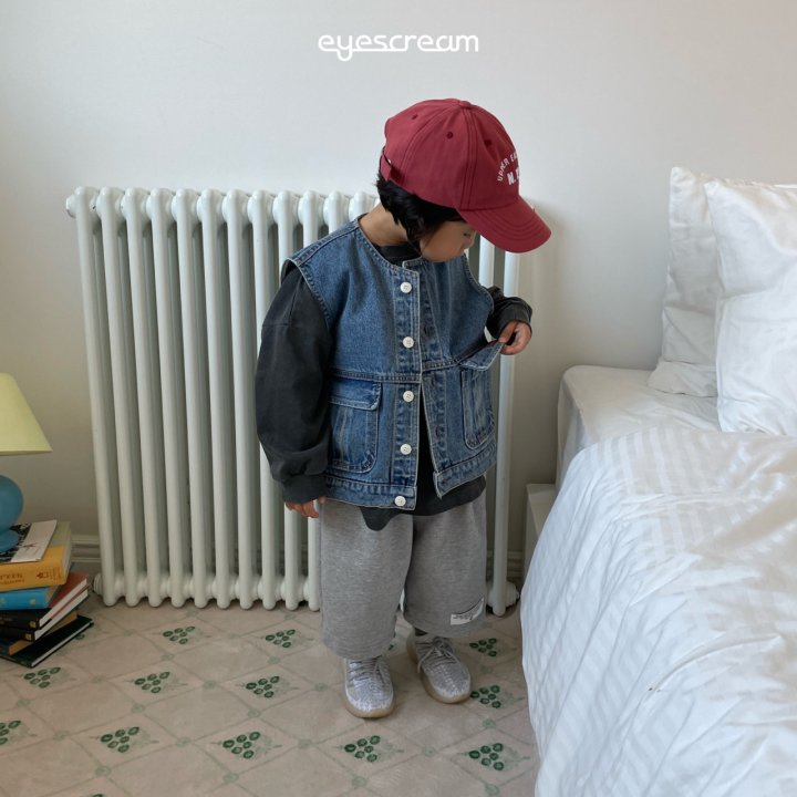 Eyescream - Korean Children Fashion - #childofig - Oldboy Denim Vest - 4