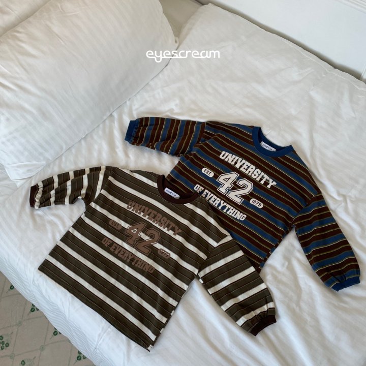 Eyescream - Korean Children Fashion - #designkidswear - 42 Stripe Tee
