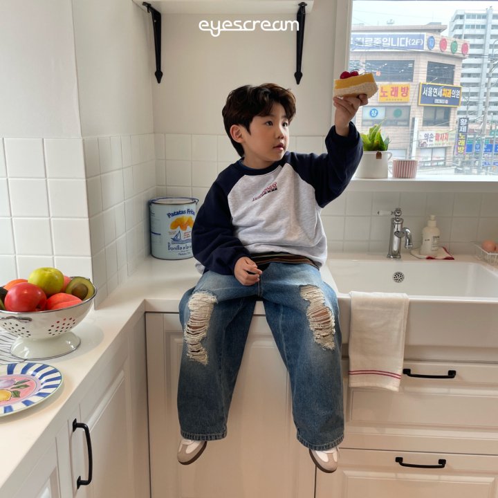 Eyescream - Korean Children Fashion - #designkidswear - Destroyed Denim Pants - 12