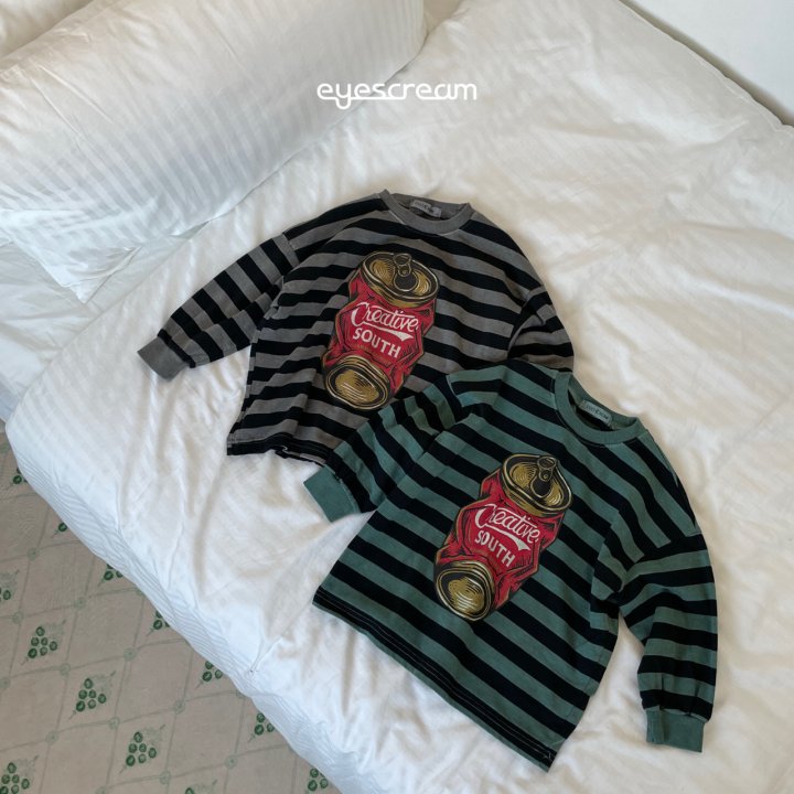 Eyescream - Korean Children Fashion - #designkidswear - You Can Pig Stripe Tee