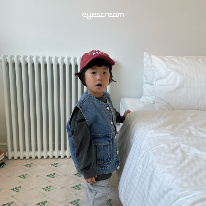 Eyescream - Korean Children Fashion - #discoveringself - Oldboy Denim Vest - 6