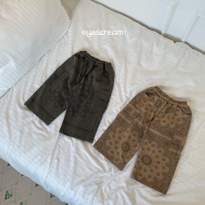 Eyescream - Korean Children Fashion - #discoveringself - Bandana Cargo Cotton Pants - 5