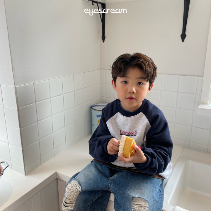 Eyescream - Korean Children Fashion - #discoveringself - Tonight Raglan Sweatshirt - 11