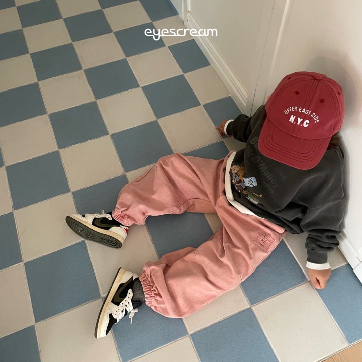 Eyescream - Korean Children Fashion - #fashionkids - Color Pig Jogger Pants - 10