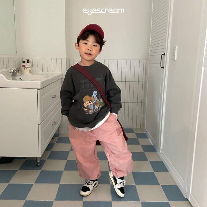 Eyescream - Korean Children Fashion - #kidsshorts - Color Pig Jogger Pants - 11
