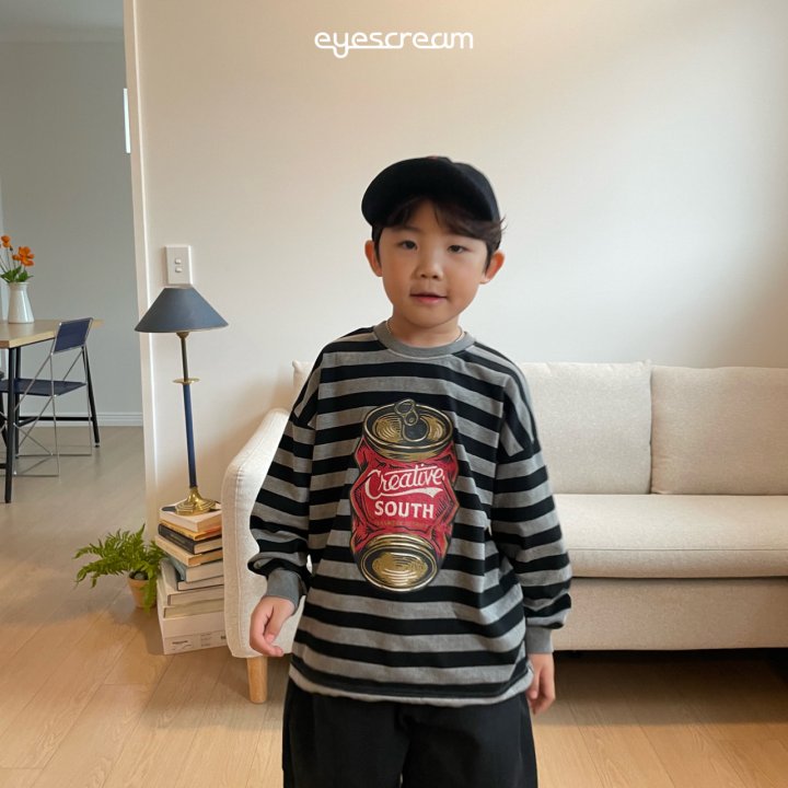Eyescream - Korean Children Fashion - #fashionkids - You Can Pig Stripe Tee - 4