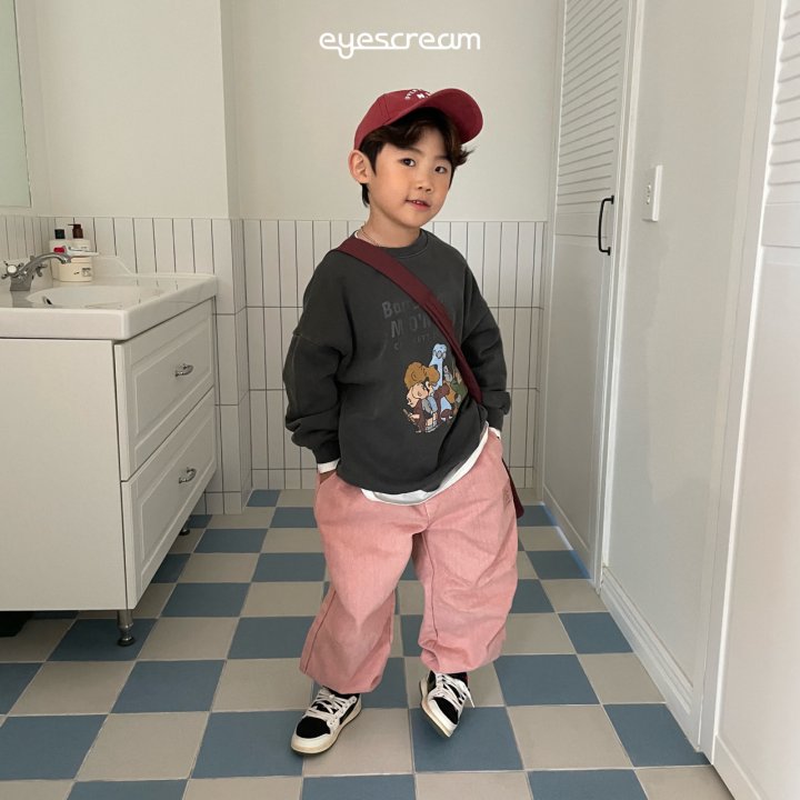 Eyescream - Korean Children Fashion - #kidsstore - Color Pig Jogger Pants - 12