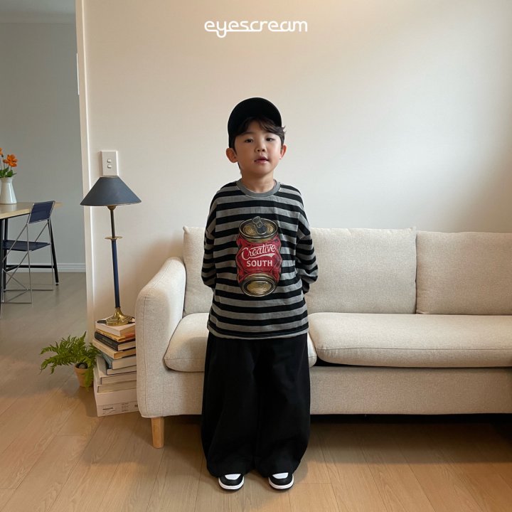 Eyescream - Korean Children Fashion - #kidsstore - You Can Pig Stripe Tee - 5