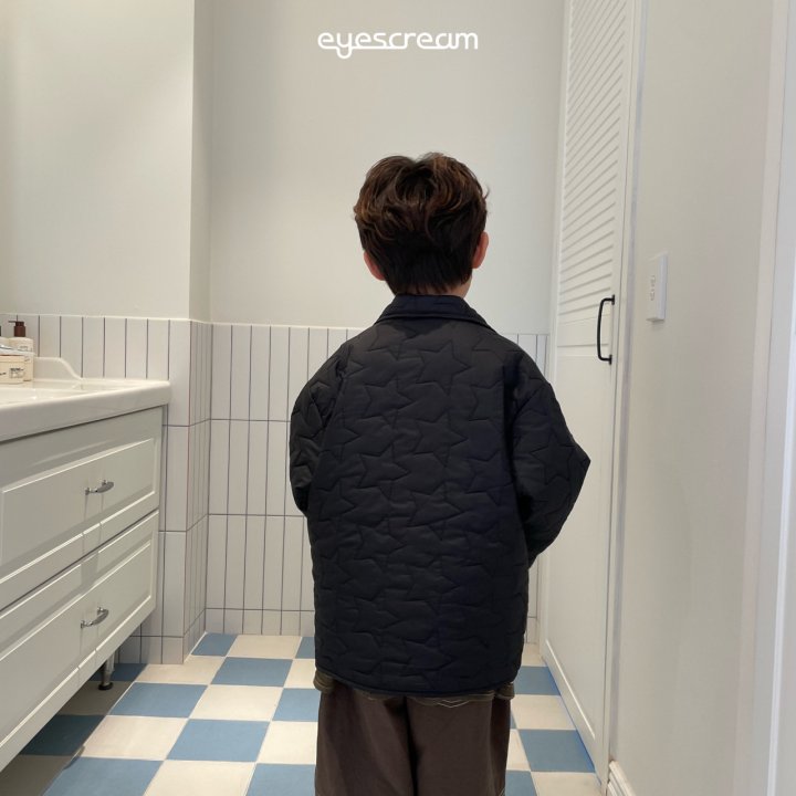 Eyescream - Korean Children Fashion - #kidsshorts - Big Star Quilted Jacket - 4