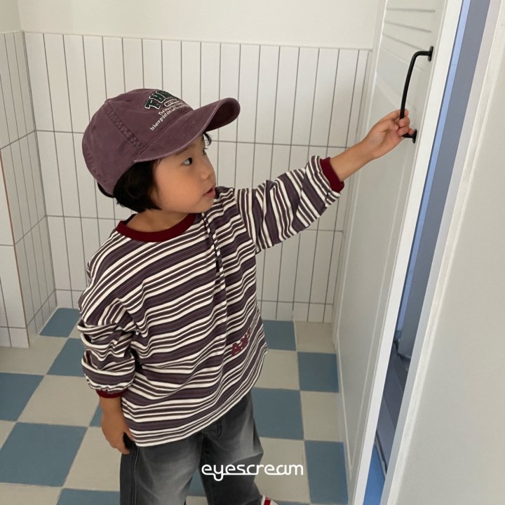 Eyescream - Korean Children Fashion - #kidsstore - Art Stripe Tee - 10