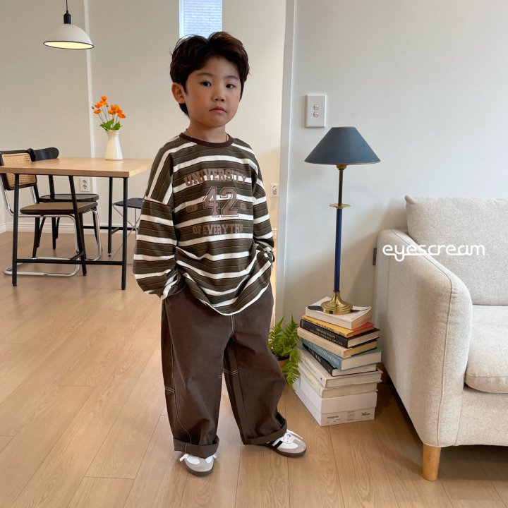 Eyescream - Korean Children Fashion - #kidzfashiontrend - 42 Stripe Tee - 6