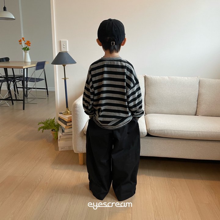 Eyescream - Korean Children Fashion - #kidzfashiontrend - You Can Pig Stripe Tee - 6