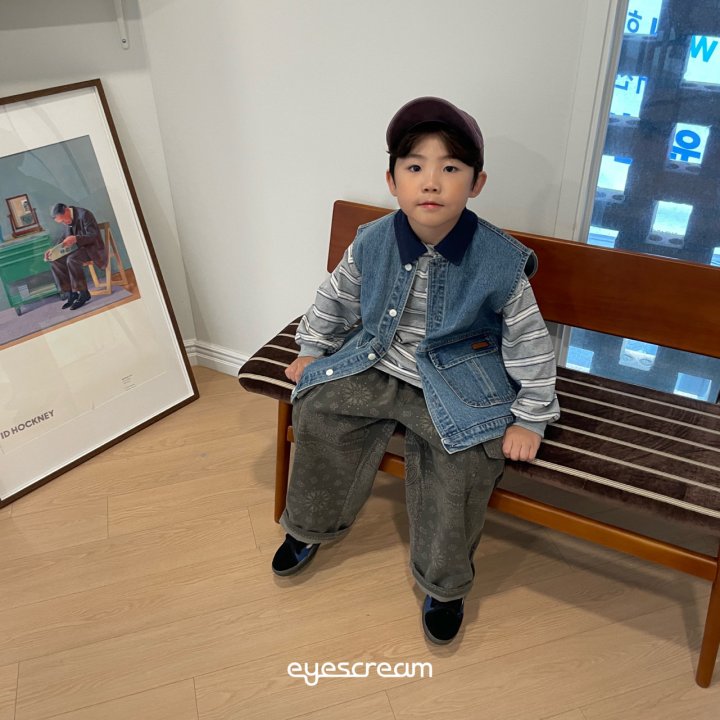 Eyescream - Korean Children Fashion - #kidzfashiontrend - Oldboy Denim Vest - 10