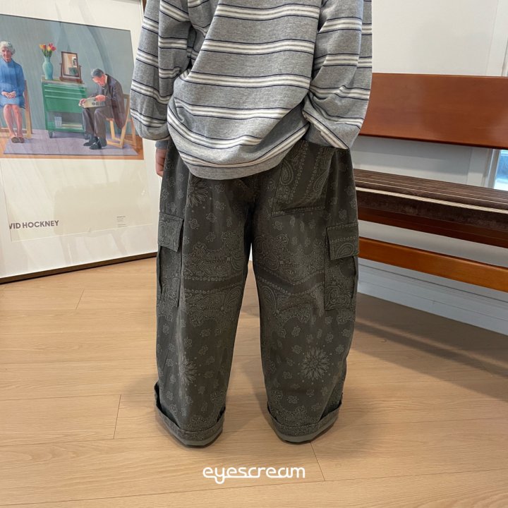 Eyescream - Korean Children Fashion - #kidzfashiontrend - Bandana Cargo Cotton Pants - 9