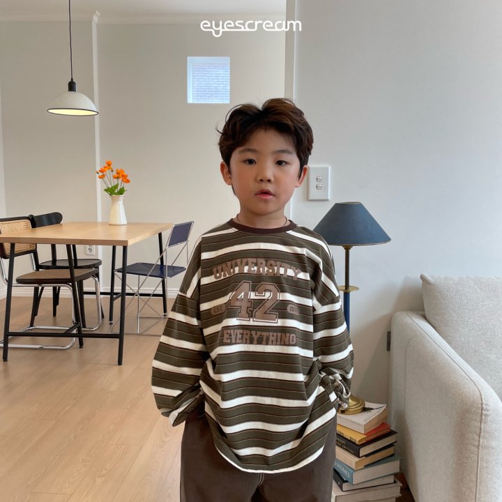 Eyescream - Korean Children Fashion - #littlefashionista - 42 Stripe Tee - 8