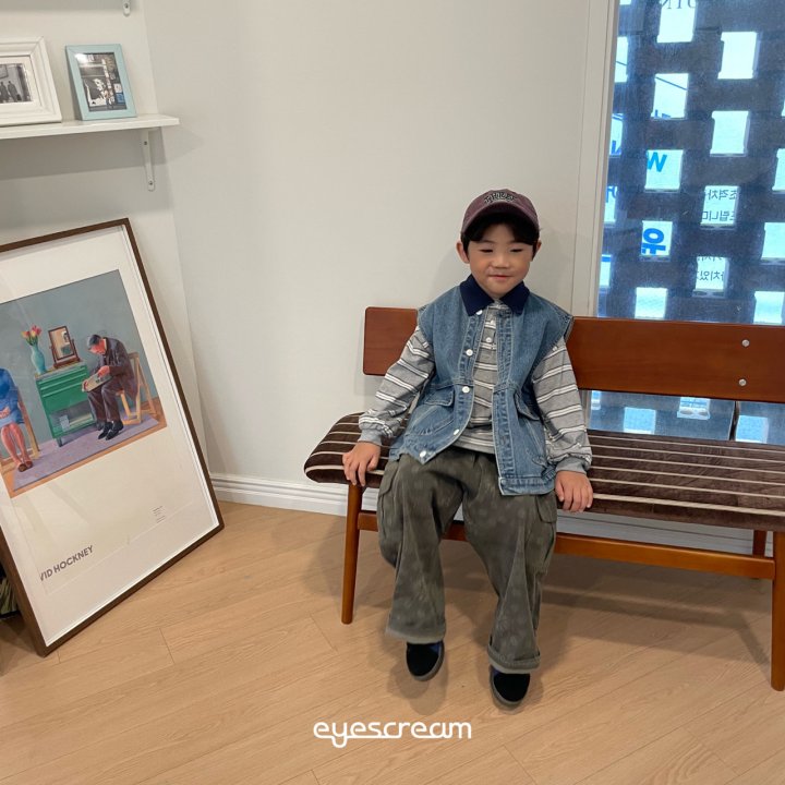 Eyescream - Korean Children Fashion - #littlefashionista - Oldboy Denim Vest - 12