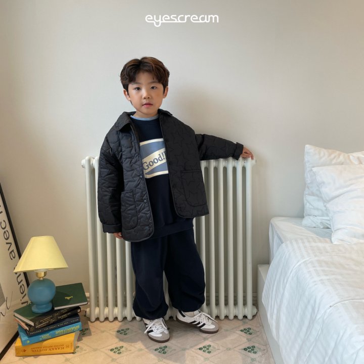 Eyescream - Korean Children Fashion - #littlefashionista - Big Star Quilted Jacket - 7