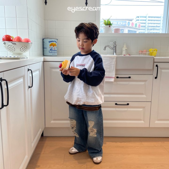 Eyescream - Korean Children Fashion - #littlefashionista - Tonight Raglan Sweatshirt - 3