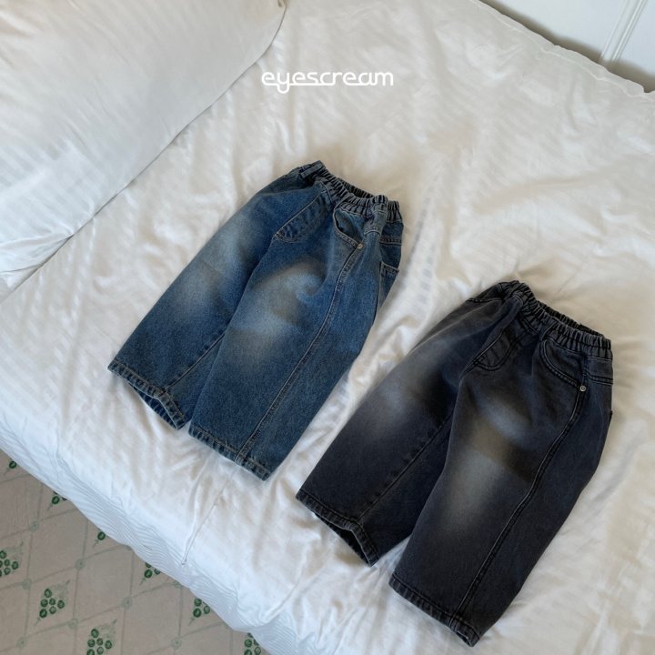 Eyescream - Korean Children Fashion - #magicofchildhood - Brush Vintage Denim Pants
