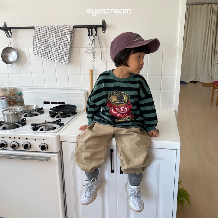 Eyescream - Korean Children Fashion - #magicofchildhood - You Can Pig Stripe Tee - 9