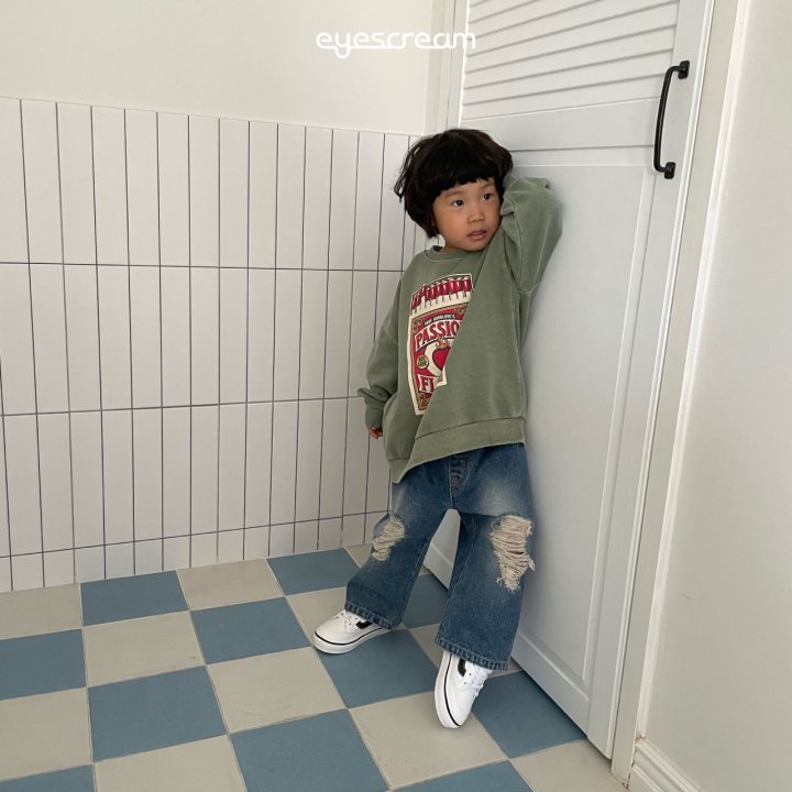 Eyescream - Korean Children Fashion - #minifashionista - Destroyed Denim Pants - 7