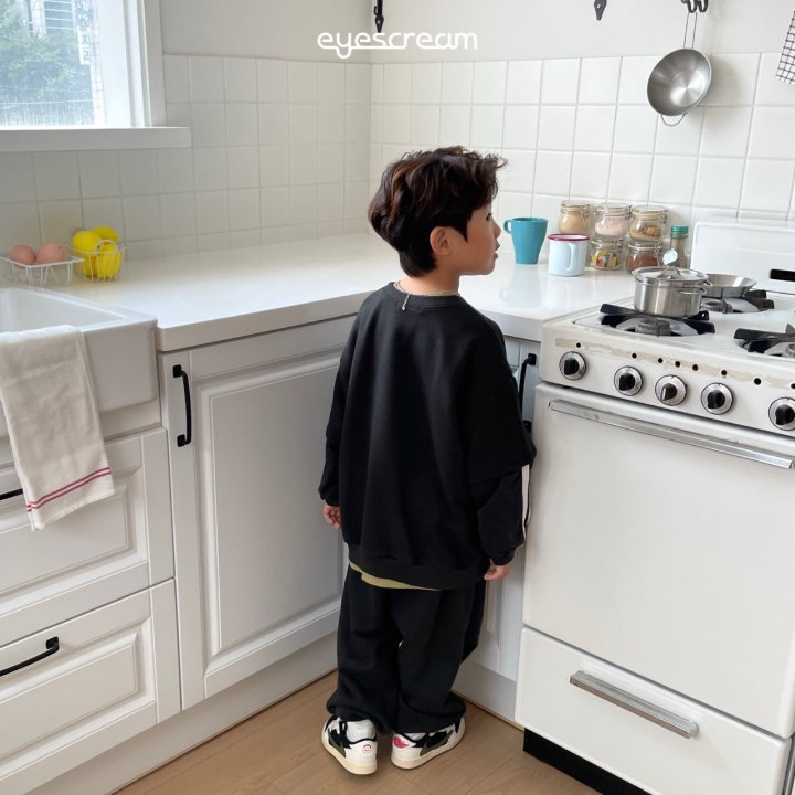 Eyescream - Korean Children Fashion - #minifashionista - Good Luck Layered Sweatshirt - 6