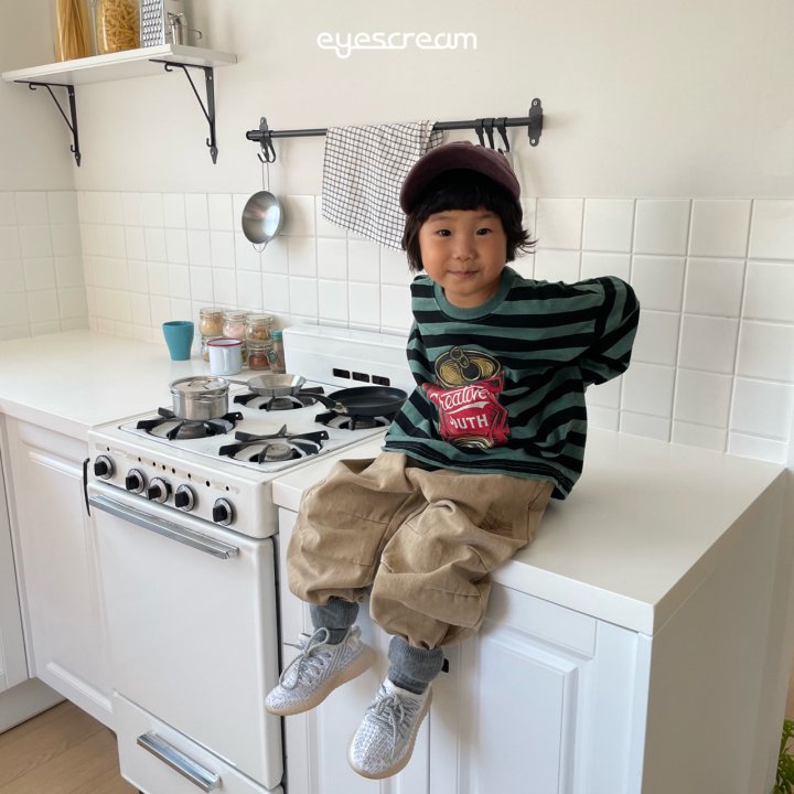 Eyescream - Korean Children Fashion - #minifashionista - You Can Pig Stripe Tee - 10