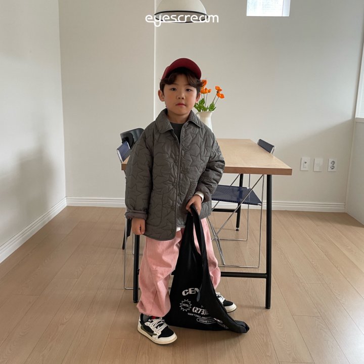 Eyescream - Korean Children Fashion - #minifashionista - Big Star Quilted Jacket - 9