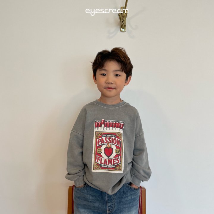 Eyescream - Korean Women Fashion - #momslook - Matchstick Pig Sweatshirt Adult - 5